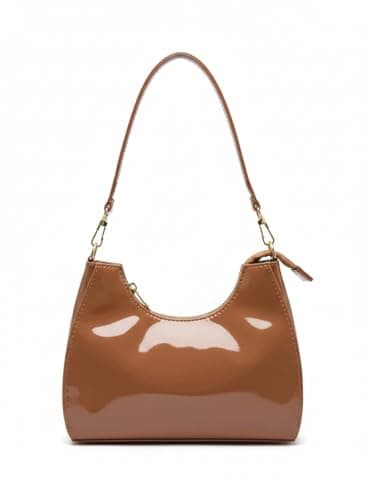 Glitter Leather Crossbody Handbag