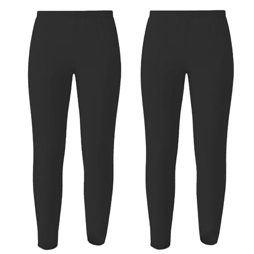 Dahab Womens Set Of 2 Pieces Basic Elastic Waist Underpants Base Layer Bottom