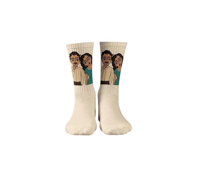 Havana Socks Retro Love Mid Calf Socks H-RTLS4 | Mid-Calf Length, Cotton Blend, Breathable, Comfortable