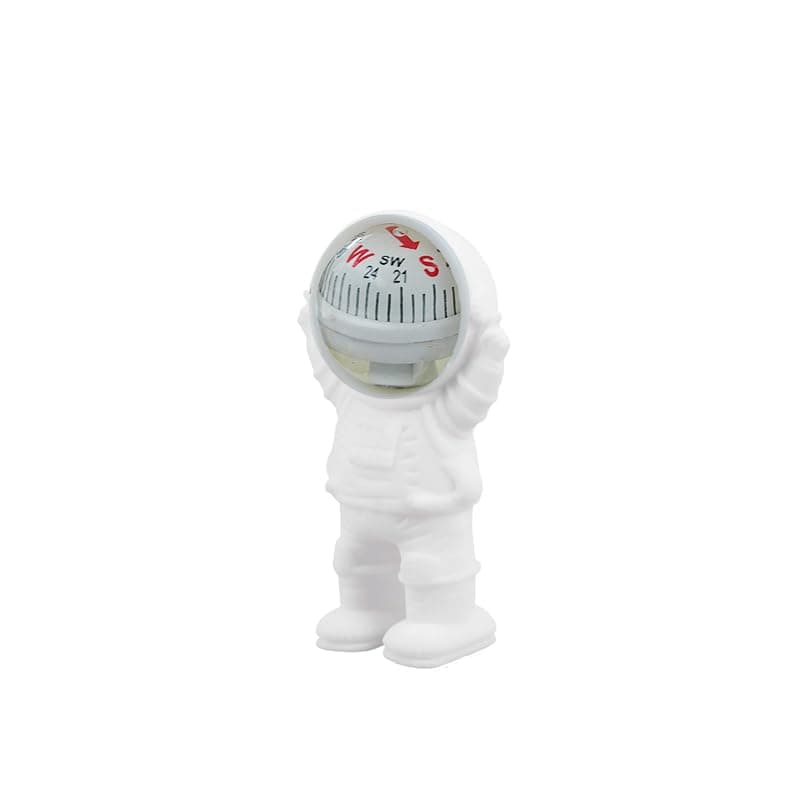 Car Compass, High Definition Navigation Tool, Car Home Office Decor Astronaut Helmet, Compass (White in White, Code:9524) by KaberTrade
