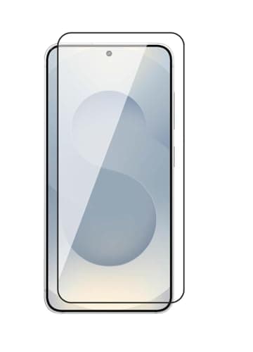 For Samsung Galaxy S25 FE Screen Protector, Full Curved Tempered Glass [Full Adhesive][Full Coverage] [Bubble-Free] [Anti Scratch] HD Clear High Responsive for Samsung Galaxy S25 FE Black