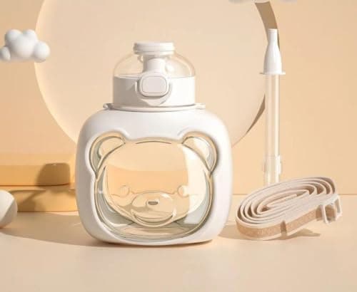 Generic Water bottle, Made of pure acrylic, Features an easy-to-attach silicone sleeve, Includes a carrying strap,Easy-to-open and close design,Secure, leak-proof lid,Capacity: 500 ml,Multicolor, .db