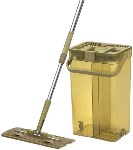 G3 Acrylic Cleaning Bucket with 360° Rotating Mop and Dual System for Floor Cleaning and Drying