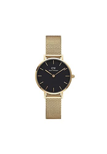 Daniel Wellington Watch for Women, Quartz Movement, Analog Display, Gold Mesh Strap-DW00100349
