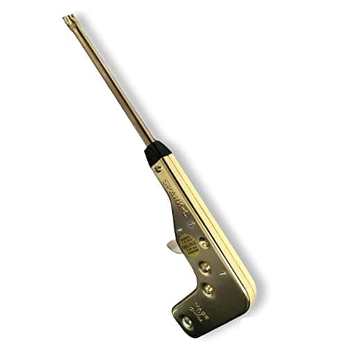 Sail Lighter Metal Gold Color Kitchen Long Lighter Hand Gun Shape Mechanical lighter