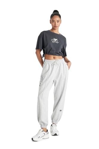 DeFacto Woman Fit Knitted Bottom Jogger Fit Trousers B9998AX