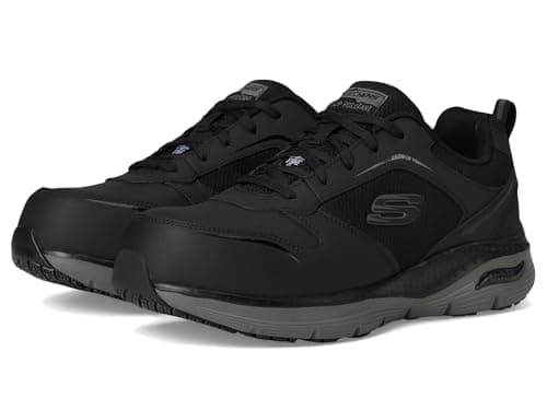 Skechers Men's Lace Up Safety Arch Fit Sr Comp Toe Construction Shoe