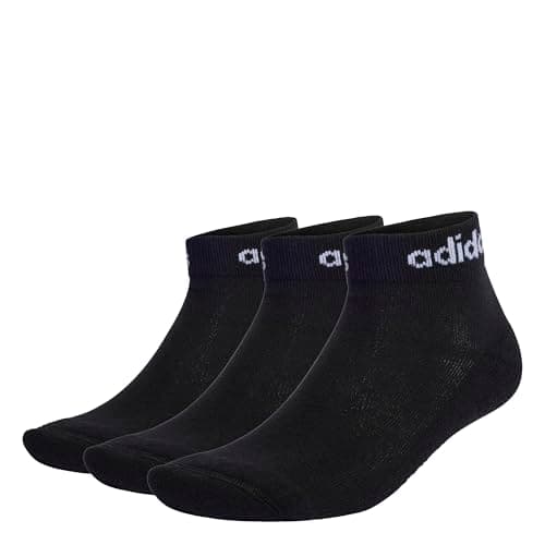 adidas Unisex Adult T LIN ANKLE 3P Gym & Training ankle socks (pack of 3)
