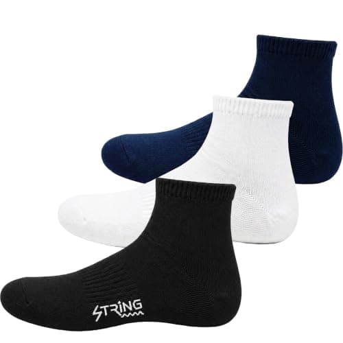 Set Of (3) Cotton Ankle Half Socket Socks For Men