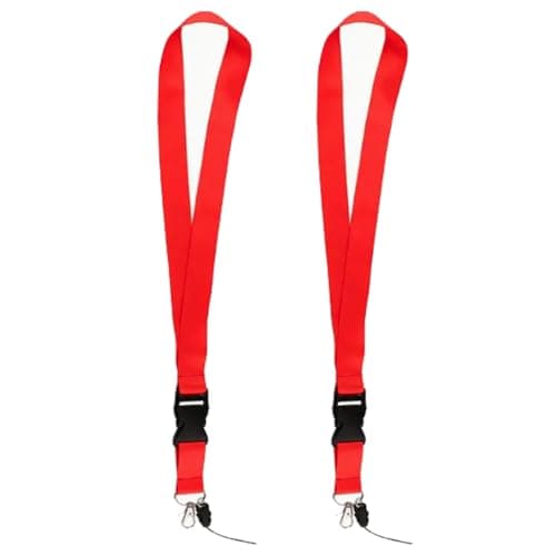 2 Pack Neck Lanyards with Detachable Clip, Quick Release Safety Lanyard for Keys and School Trips - Perfect for ID Badges Body strap