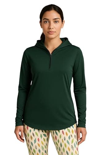 MEZA Women's Sports Hoodie Half Zip Hoodie Sweatshirt - Hoodie for Girls and Women