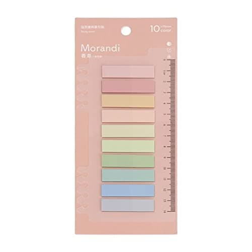 200 Pieces Sticky Index Tabs Page Markers,Writable and Transparent Sticky Notes Page Tabs Book Markers Label Stickers Index Tabs for Page Marking Classify File - style E Self stick note