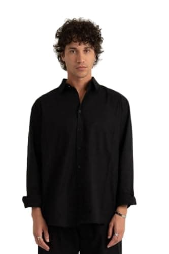 Marlon Summer Lightweight Breathable Linen Relaxed Fit Shirt Shorts