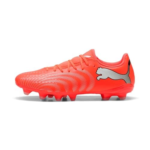 PUMA unisex-adult FUTURE 9 PLAY FG/AG Glowing Red-PUMA Whi Low Boot Shoes