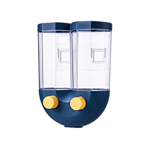 Dry Food Dispenser Candy Home Beans Wall Mounted Large Capacity Rice Pasta Container 2 In 1 Nuts Multifunction Cereal Kitchen Storage