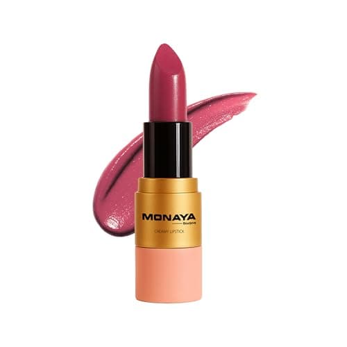 Monaya L008 Creamy Lipstick Super Lustrous Lipstick, Creamy Formula For Soft, Fuller-Looking Lips, Moisturized Feel (L311#) Lip color