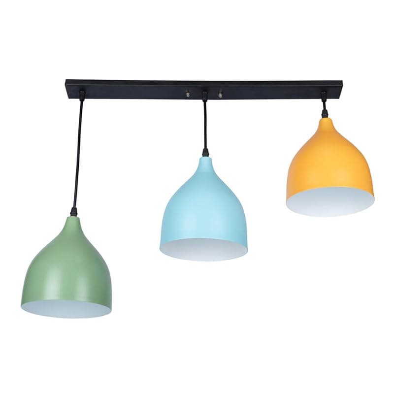 Generic Hanging 3 Bulb Without Bulbs 50x80x50cm Multicolor EGL$P278