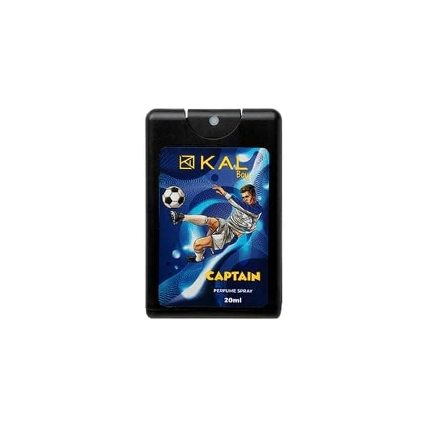 Kaline Perfume spray bottle Captain With Fruity Scent, 20 ml - black blue Personal fragrance