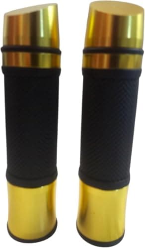 LOKYBOY Motorcycle Handlebars Aluminum Rubber Textured Grip Pair Universal Handlebars