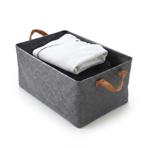 Closet Organizer Box - Cloth Storage Organizer with Metal Legs Inside - Helps to Organize Clothes and Items and Utilize Closet Space - Practical Storage Design KH Caddy