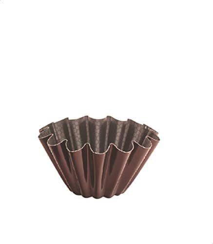 Trueval Teflon Brioche Mold, Size 12 - Maroon Baking pan