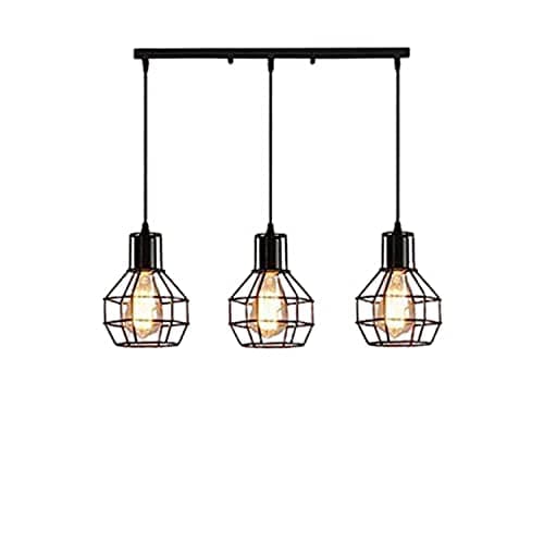 Generic Triple Bomb Black Metal Ceiling Lights For Decoration Light fixture