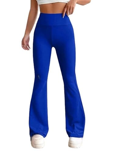Romba Women's High Waist Flare Pants - Suitable for All Occasions - Soft Material