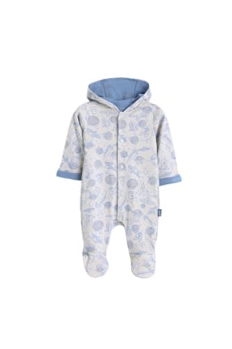 Junior Baby Boys Long Sleeve Romper Jumpsuit - Soft Cotton Blend One-Piece Outfit with Snap Closure, Printed Infant Playsuit, Multicolor, 09