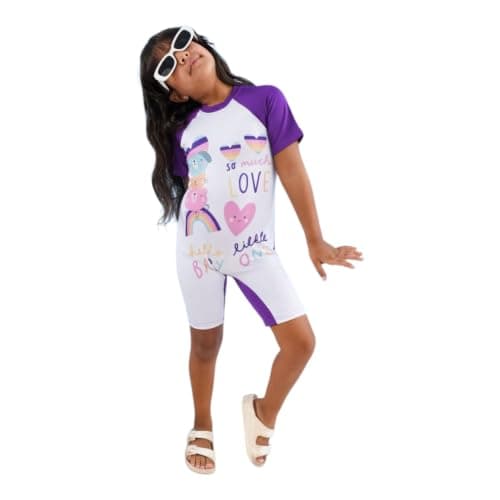 kidstown baby-girls WaterProof Half Sleeve & Shorts One Piece Swimsuit - Comfort and Style for Your Child Swimwear