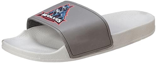 B&W mens B&W-5-Grey Flip-Flop Sandal