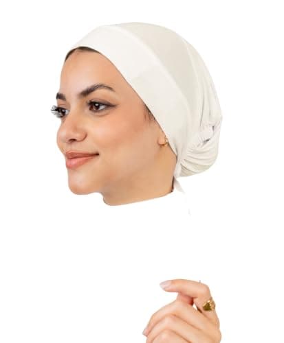 Cotton Kuwaiti with Tie-Back Apparel head neck covering