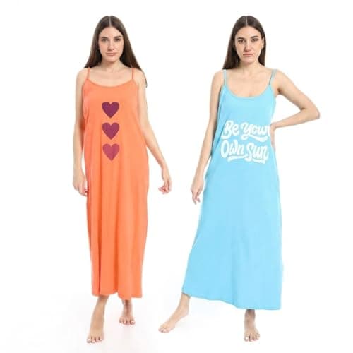 KADY Womens Bundle of 2 sleepshirt short sleeves Bundle of 2 sleepshirt short sleeves