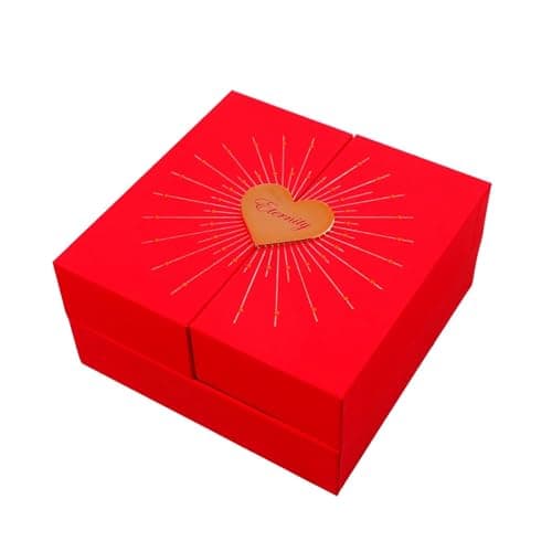 Jewelry Gift Box Elegant Display Case for Rings and Earrings Jewelry storage