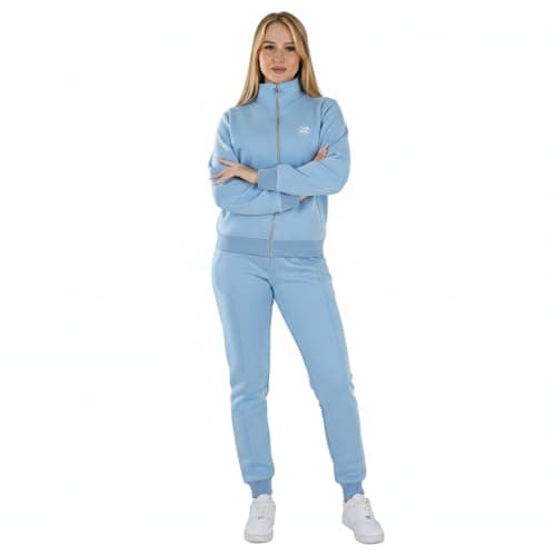 ZECOTEX Women's Casual Melton Zip-Up Sweatshirt Jacket | Embroidered | Sizes S to 2XL
