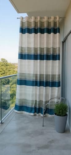 Ghamam - Elegant Balcony Curtain, 1 Pic 150x280CM,Tesla1-4
