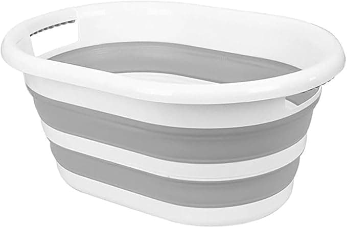 Foldable Silicone Laundry Basket - 38L Practical Design for Daily Use and Travel AR Laundry hamper