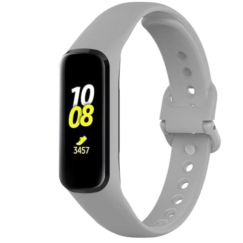 Replacement Strap for Samsung Galaxy Fit 2, Sports Watch Strap, Silicone Wristbands for Samsung Galaxy Fit 2 (Grey) Watch band