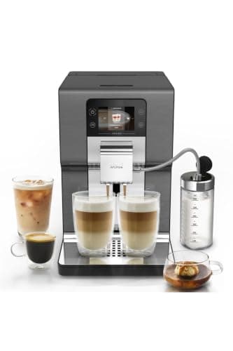 Krups Intuition Experience, Automatic Coffee Machine, 36 Hot & Cold Beverages, Cold Brew Aroma Technology, Made in France - EA879NE0