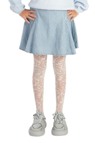 CARINA Girls Girly Jacquard Pantyhose Garter (pack of 1) Tights