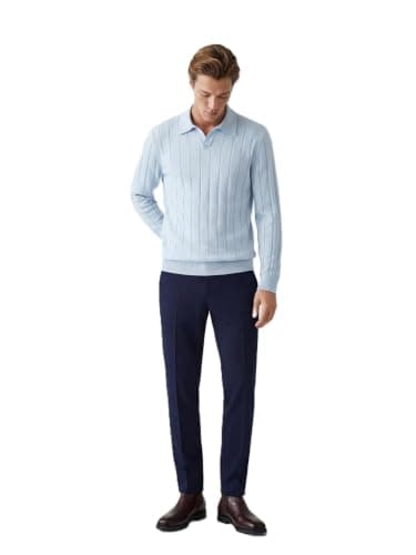 LC WAIKIKI Men's Polo Neck Knit Sweater