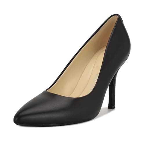 NINE WEST Womens Fifth 9x9 Shoes, Color: Black Calf Leather, Size: 39 EU