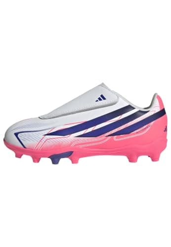adidas unisex-child F50 Hyperfast Club Hook and Loop Firm Ground/Multi Ground Football Boots FOOTBALL SHOES (FIRM GROUND)