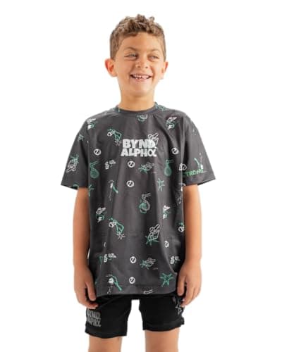Black/Green Tshirt Boys Shirt