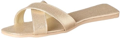 OX womens OX-W-46-Gold/Beige Slipper