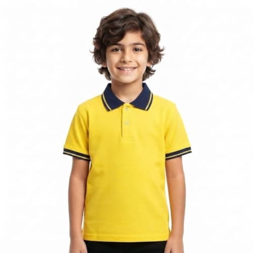 Red Circle Unisex Kids Half sleeve polo shirt Half sleeve polo shirt