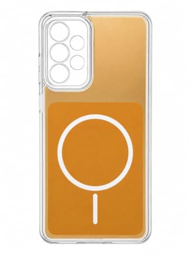 Protective Case Compatible with Samsung Galaxy A52, Transparent TPU Phone Cover with Camera Protection, Slim Shockproof Back Case, Magnetic Ring for Wireless Charging, Multiple Color Options Cellular phone case