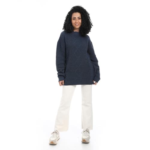 Caesar Womens Women Wool Long Pullover hgh Neck Women Wool Long Pullover hgh Neck Sweater