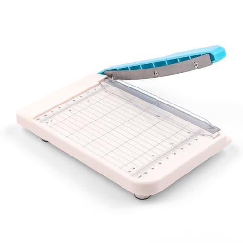 Guillotine Paper Trimmer, Mini Guillotine Paper Cutter, 6 inch Cut Length Accurate Trimming Guillotine Cutter for Coupons Paper Crafts Photos Cards Scrapbooking Office Home Supplies Office products