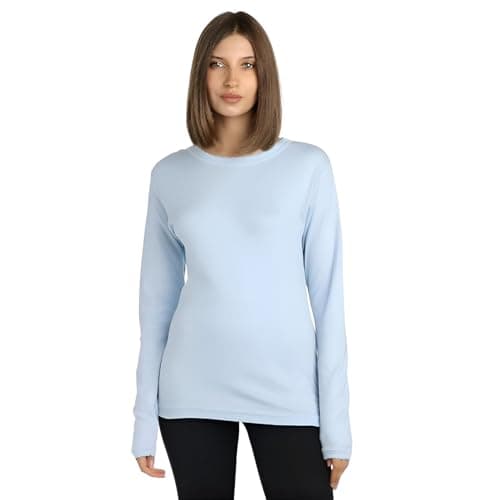 Dahab Womens Long Sleeves Undershirt Round Neck Base Layer Top