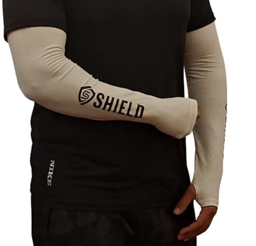 Mizah Implant & Corset - Highlight and Show Muscles - Stretch Material - Used in Gym or T-Shirt - Unisex Arm sleeve